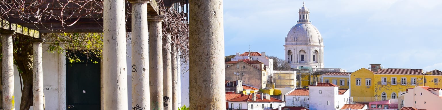 Architecture in the Amalfa neighbourhoods in Lisbon