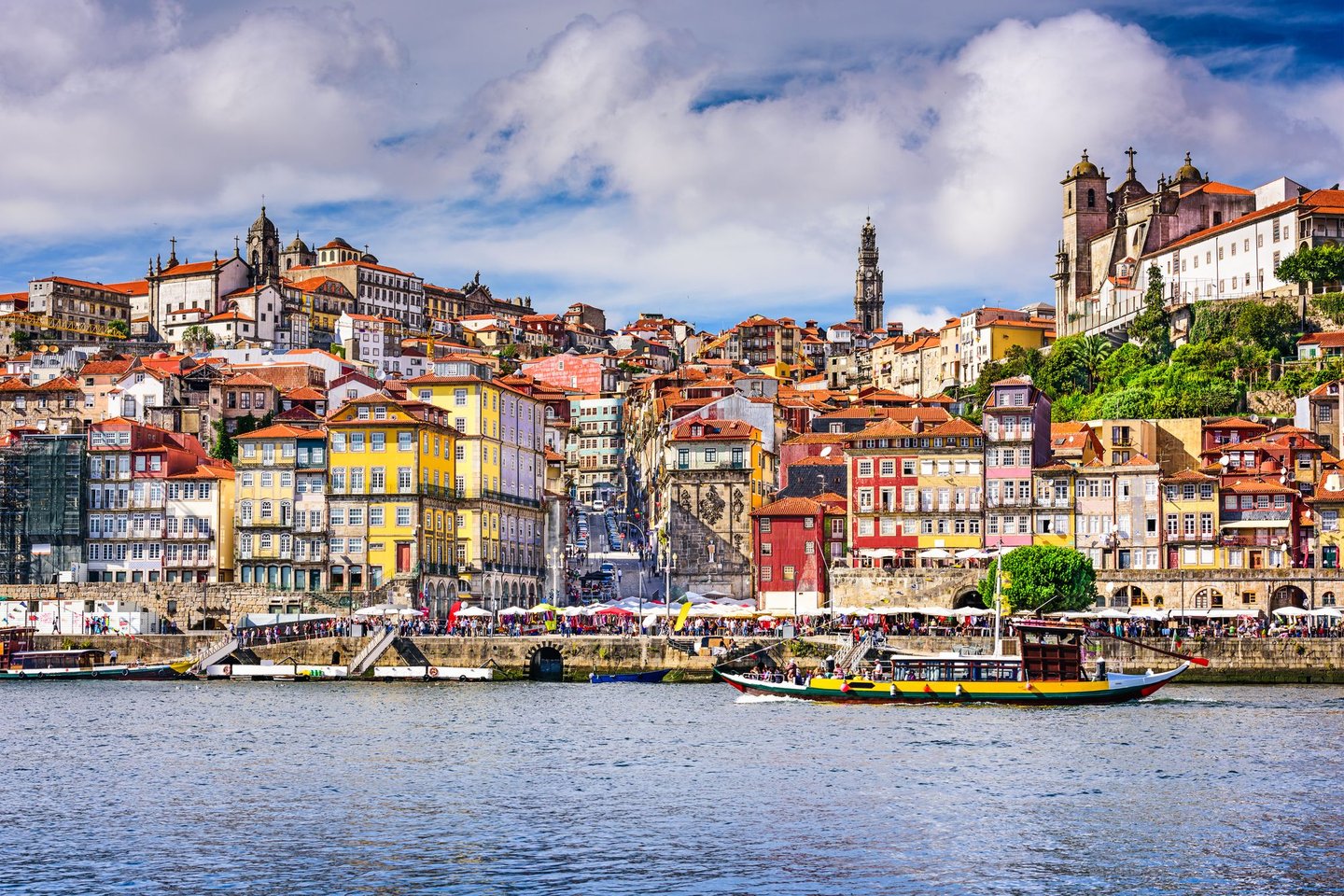 The colourful buildings of Porto's old town