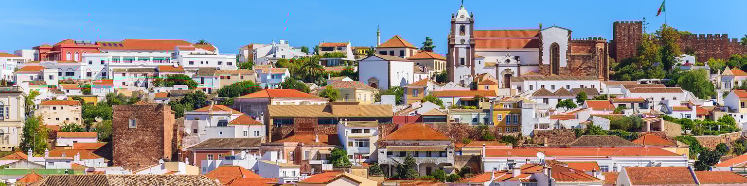 Historic buildings in Silves, Portugal
