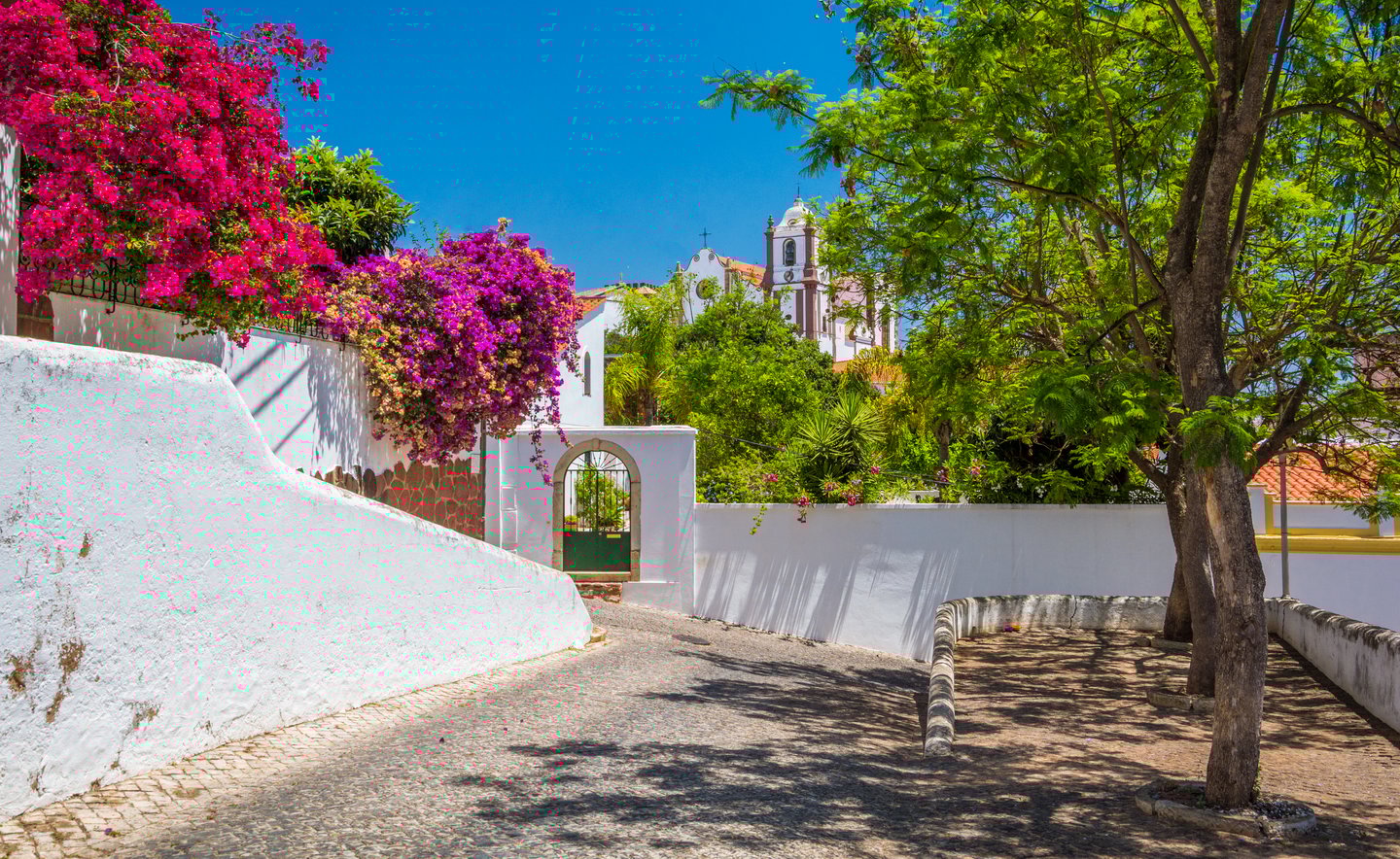 The entrance to a garden in Silves, Portugal