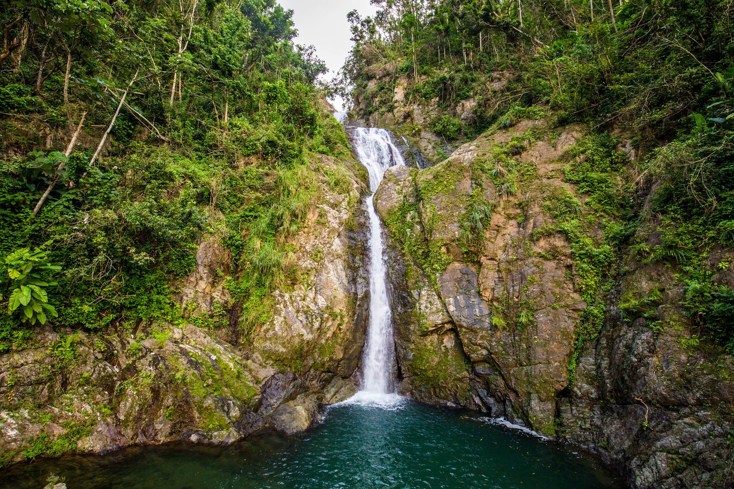 The Doña Juana Waterfall waterfall in Puerto Rico