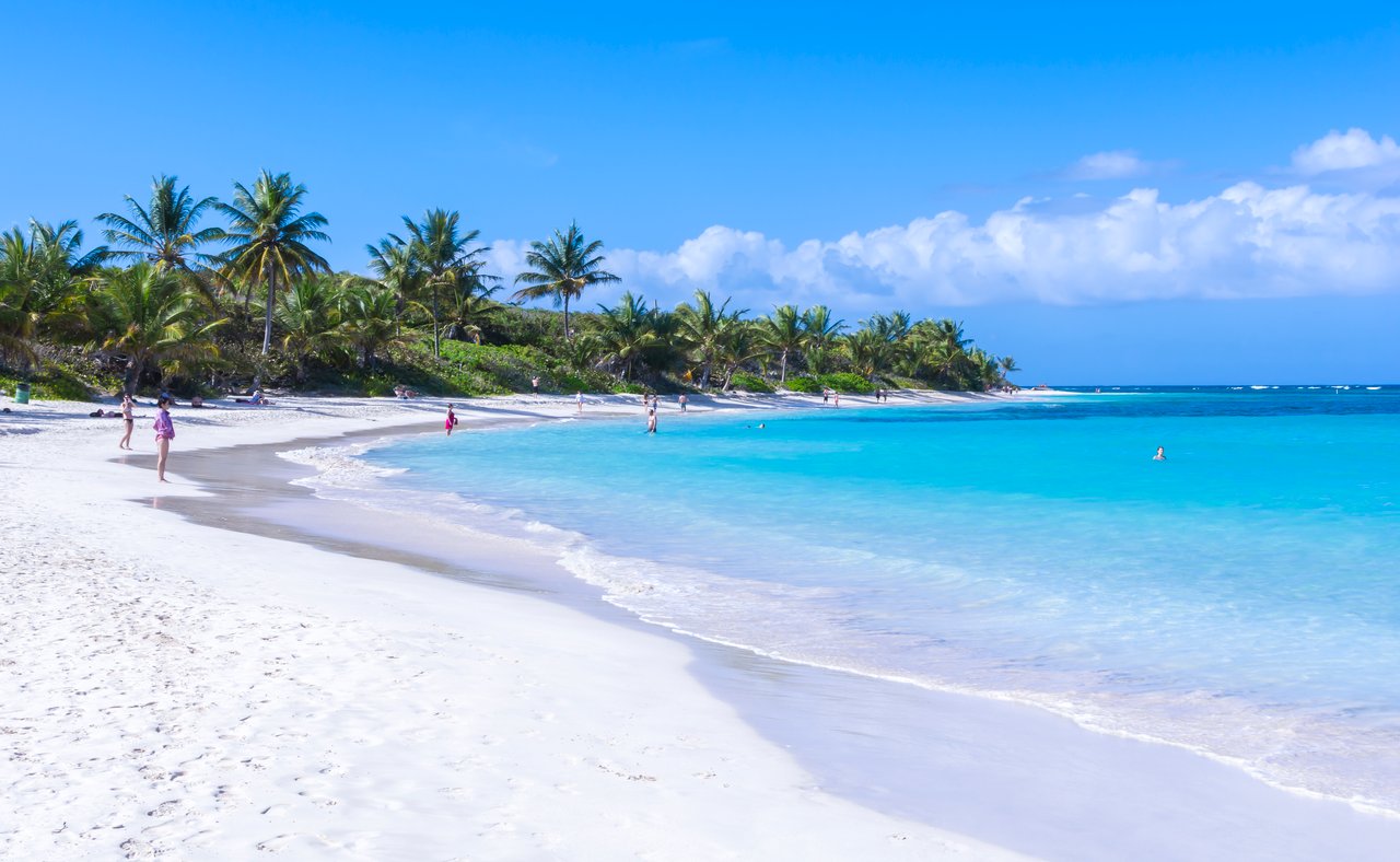 The white sands and turquoise waters of Flamenco Beach, Culebra