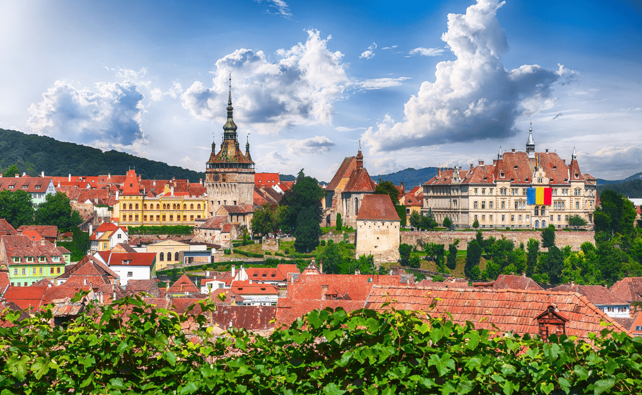Panoramic view of Sighisoara