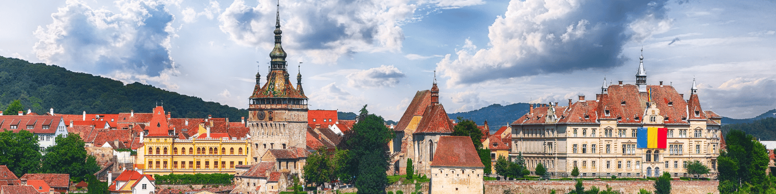 Panoramic view of Sighisoara
