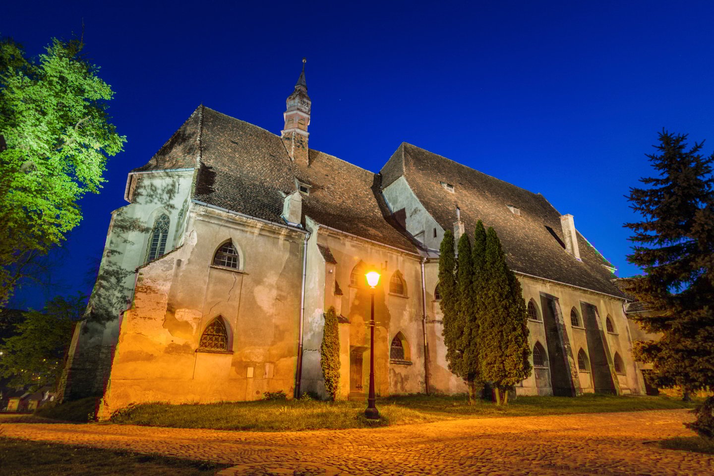 The medieval Monastery Church in Sighisoara