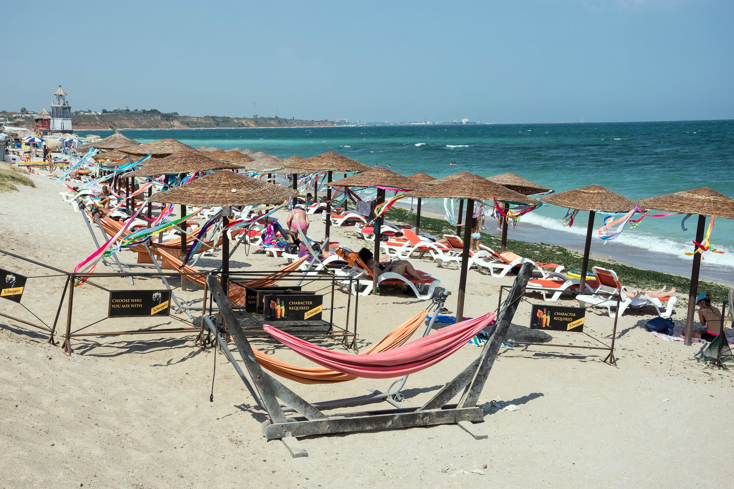 The beach at Vama Veche in summer