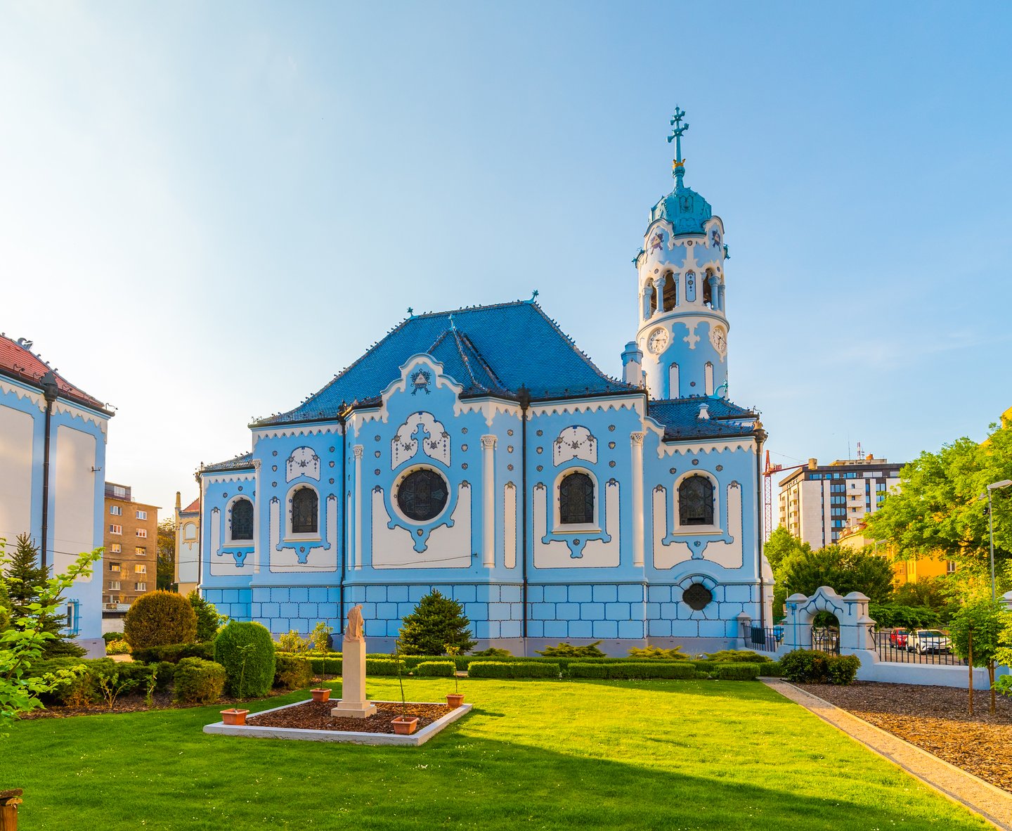 The Blue Church in Bratislava, Slovakia