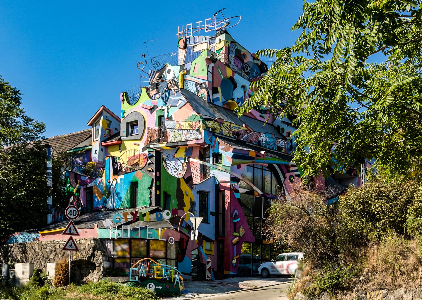 The colourful Hotel Galeria Spririt in Slovakia