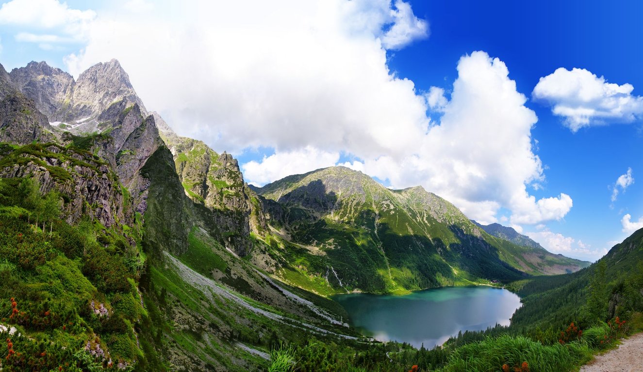 Morskie Oko, or the Eye of the Sea, the largest lake in the Tatra Mountains
