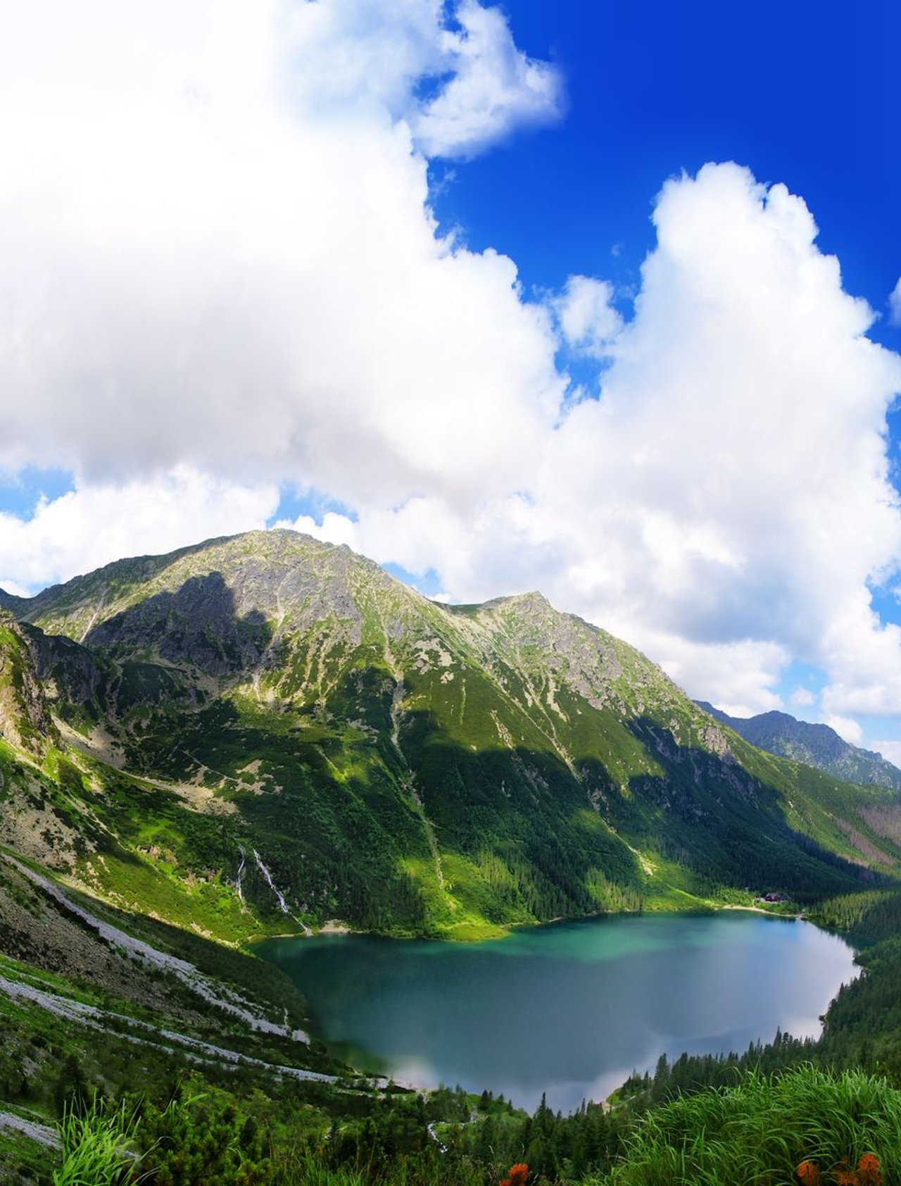Morskie Oko, or the Eye of the Sea, the largest lake in the Tatra Mountains
