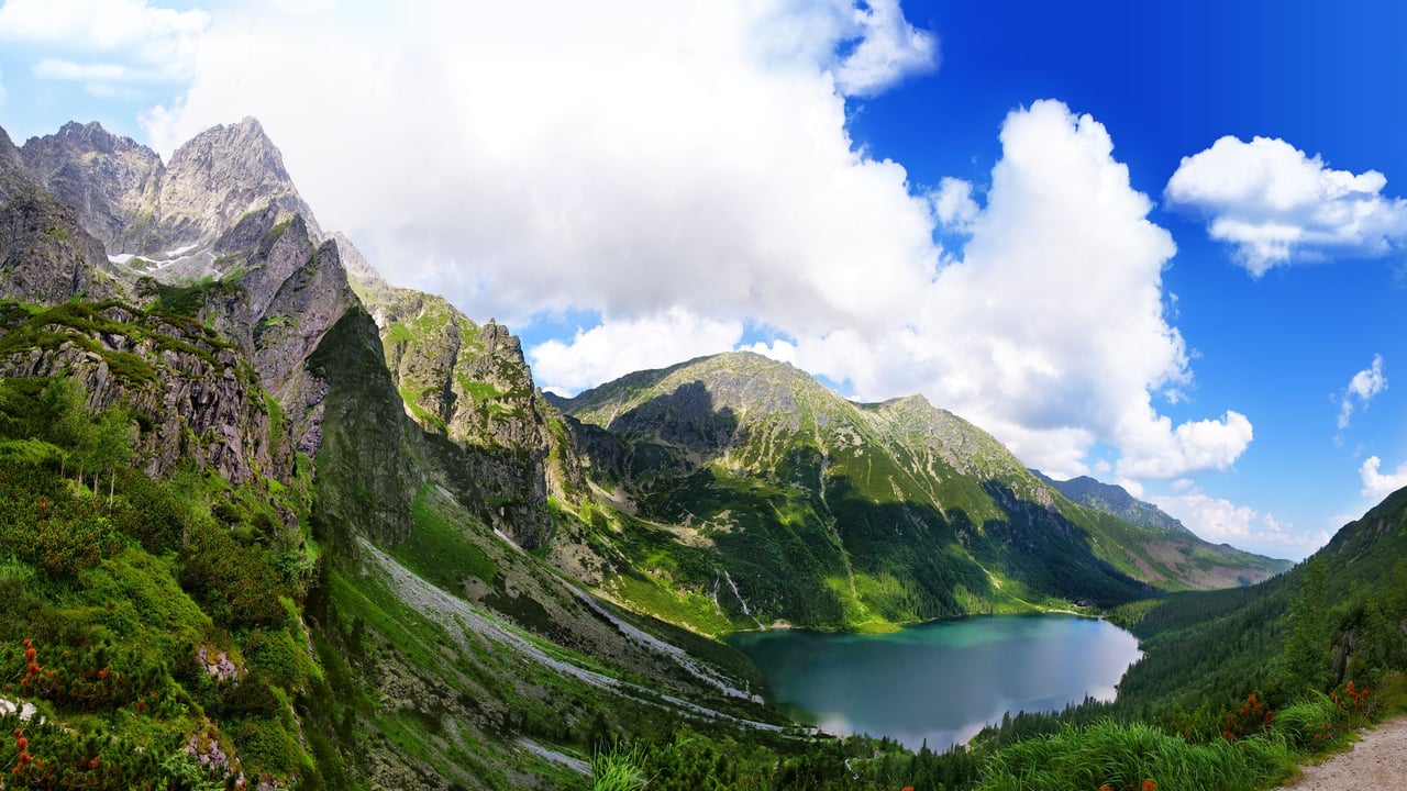 Morskie Oko, or the Eye of the Sea, the largest lake in the Tatra Mountains
