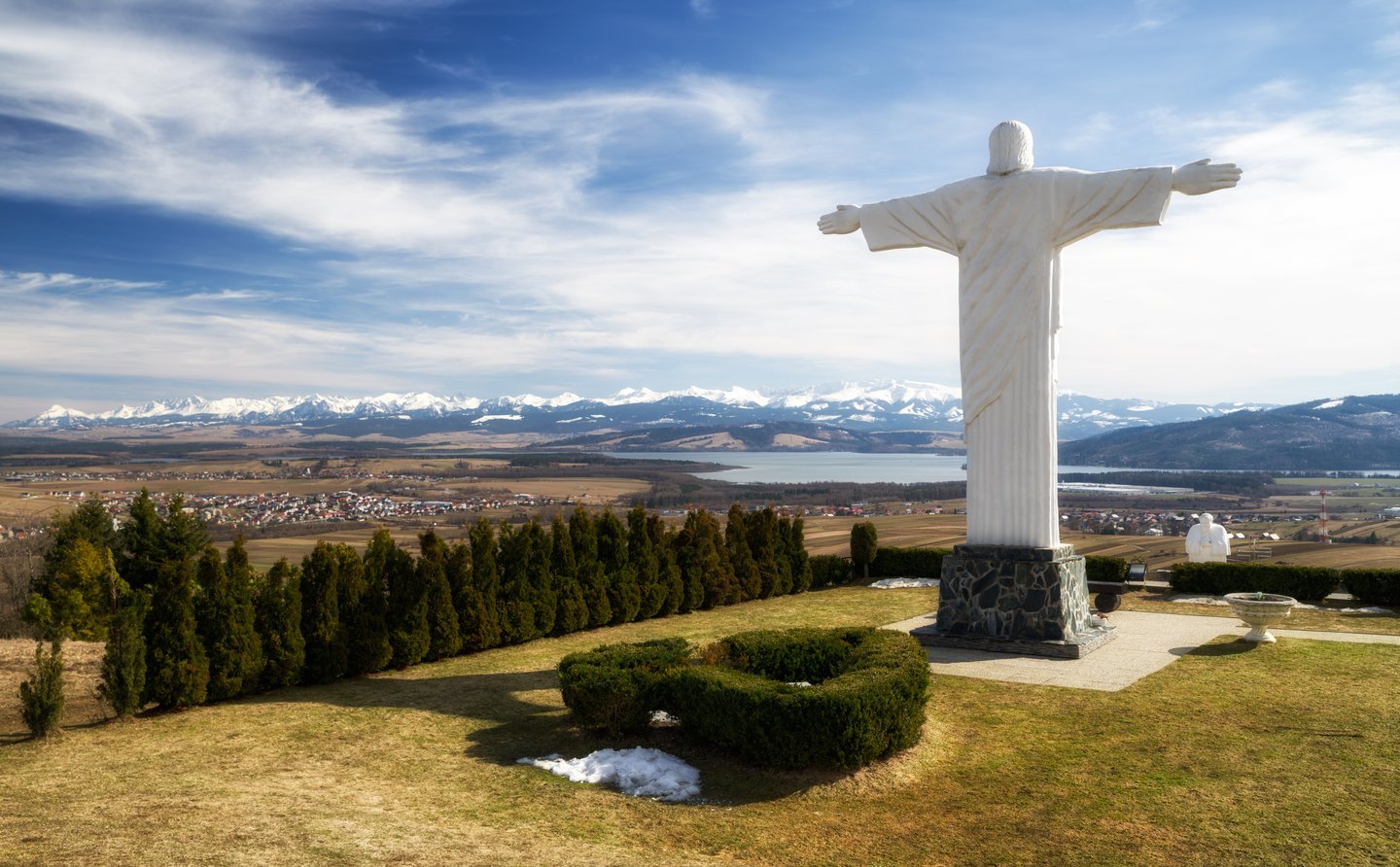 Slovakia's version of the Christ the Redeemer statue in Otrava