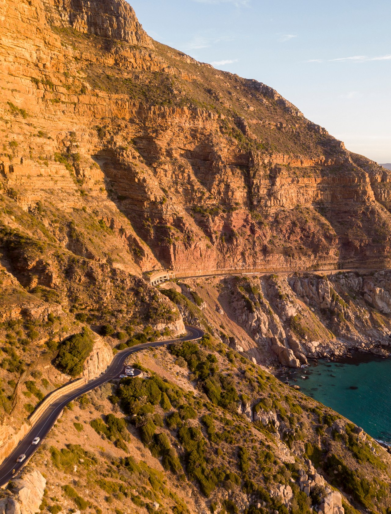 The stunning route around Chapmans Peak in Cape Town