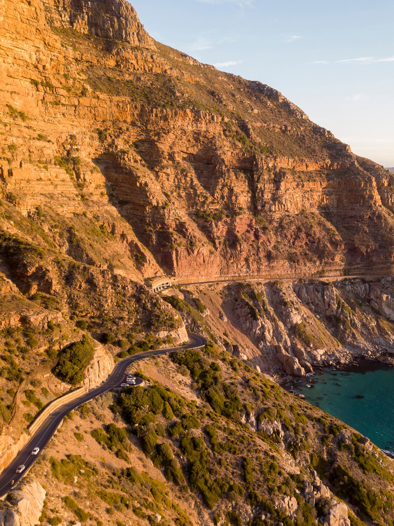 The stunning route around Chapmans Peak in Cape Town