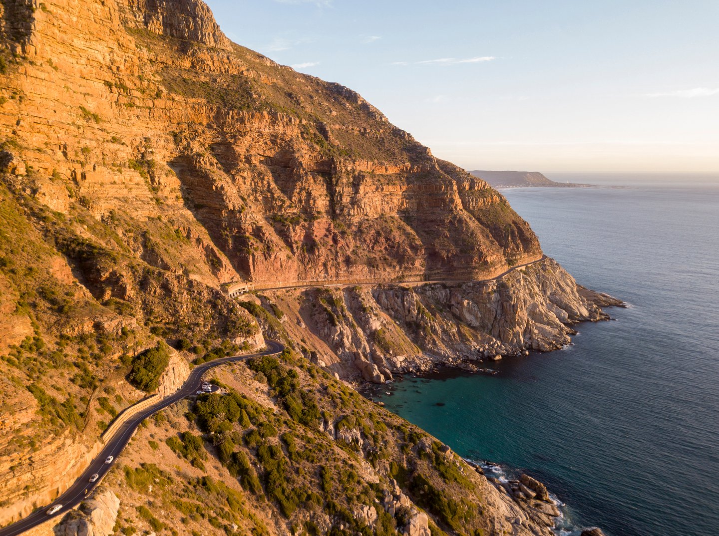 The stunning route around Chapmans Peak in Cape Town