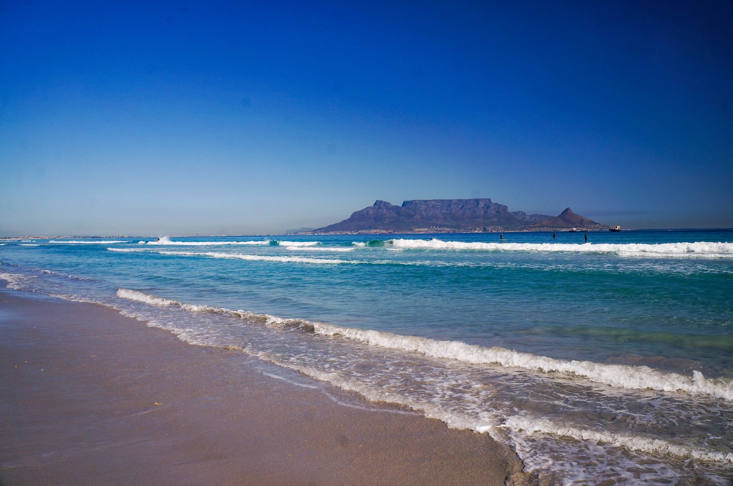View of Table Mountain from Bloubergstrand, Cape Town