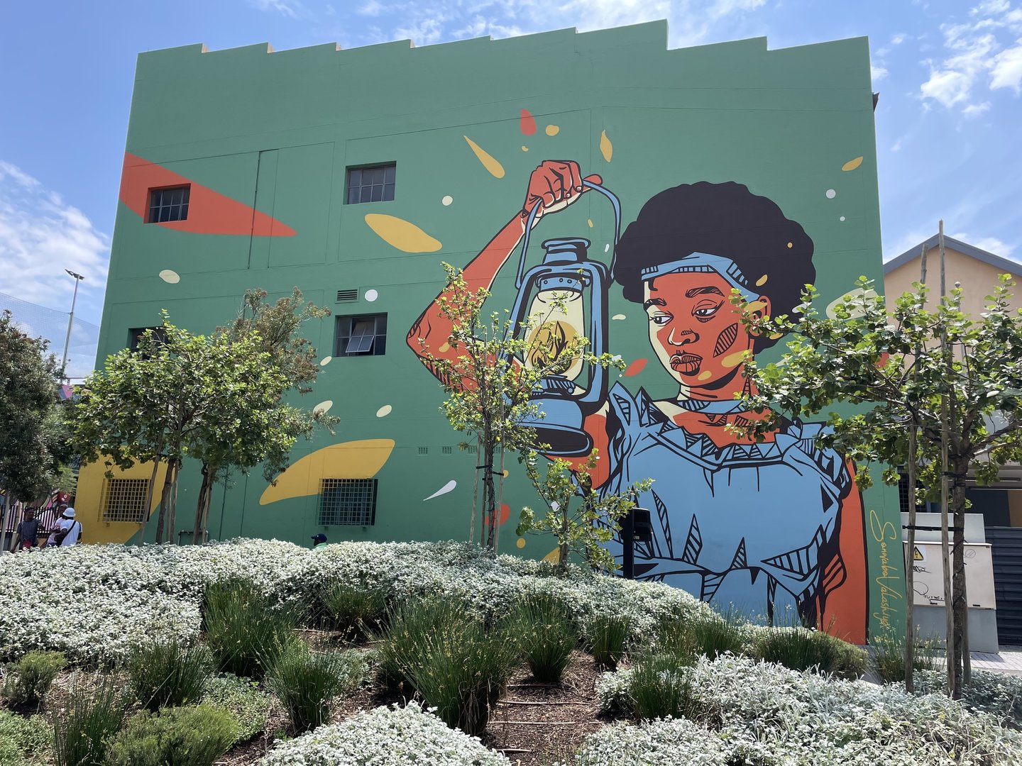 Street art in central Johannesburg