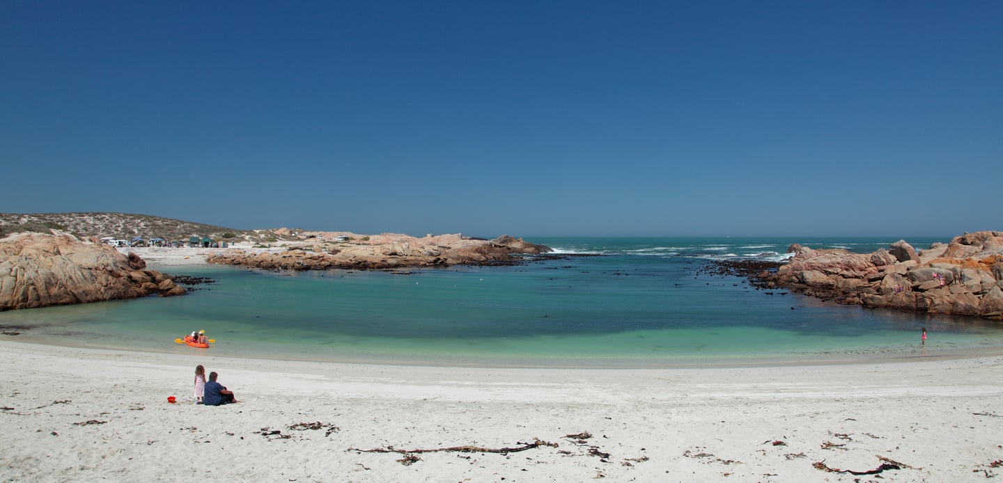 A quiet bay near Paternoster, South Africa.