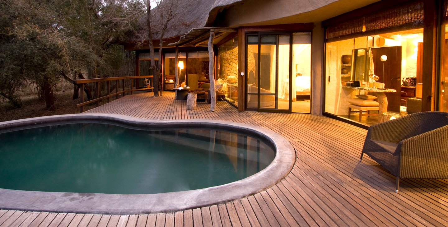 A pool at a safari lodge in South Africa