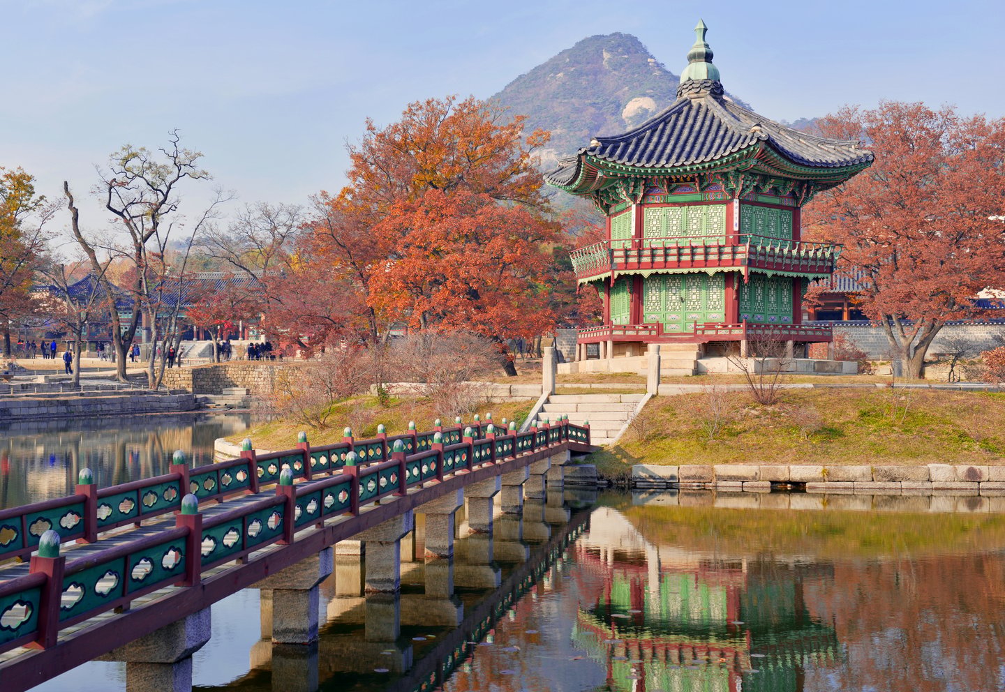 Gyeongbokgung Palace, Seoul, in Autumn