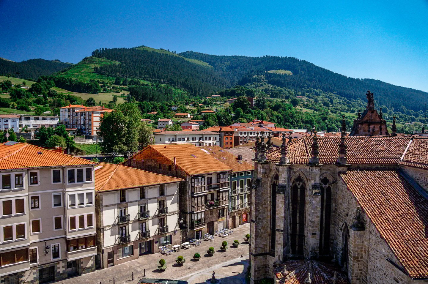 The beautiful town of Balmaseda 