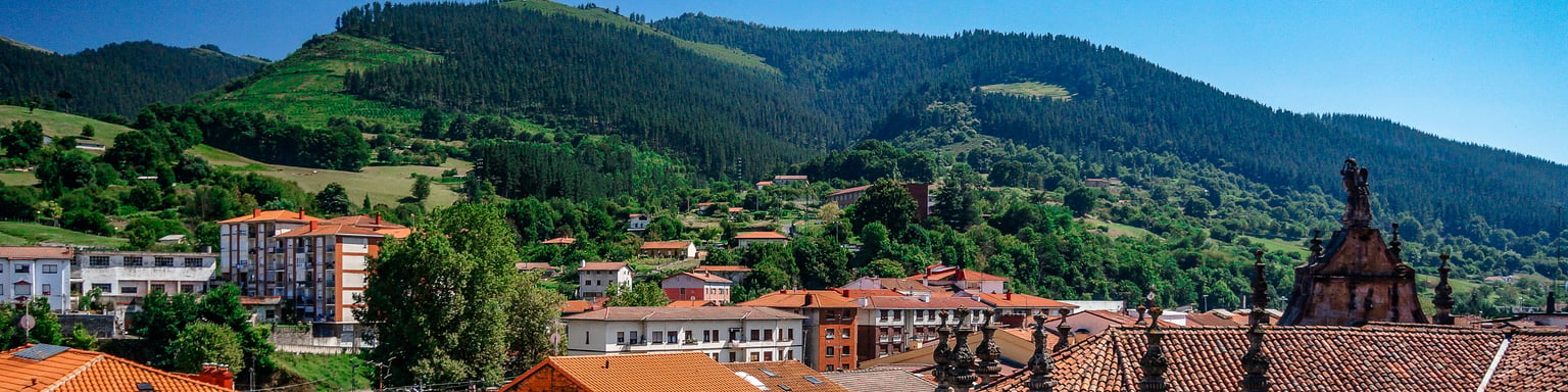 The beautiful town of Balmaseda, Spain.