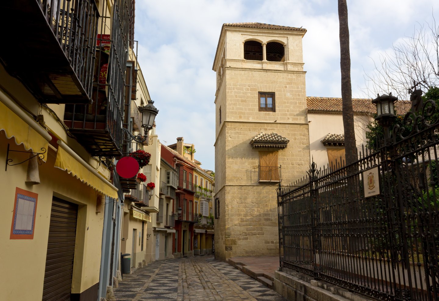 The Picasso Museum tower in Malaga