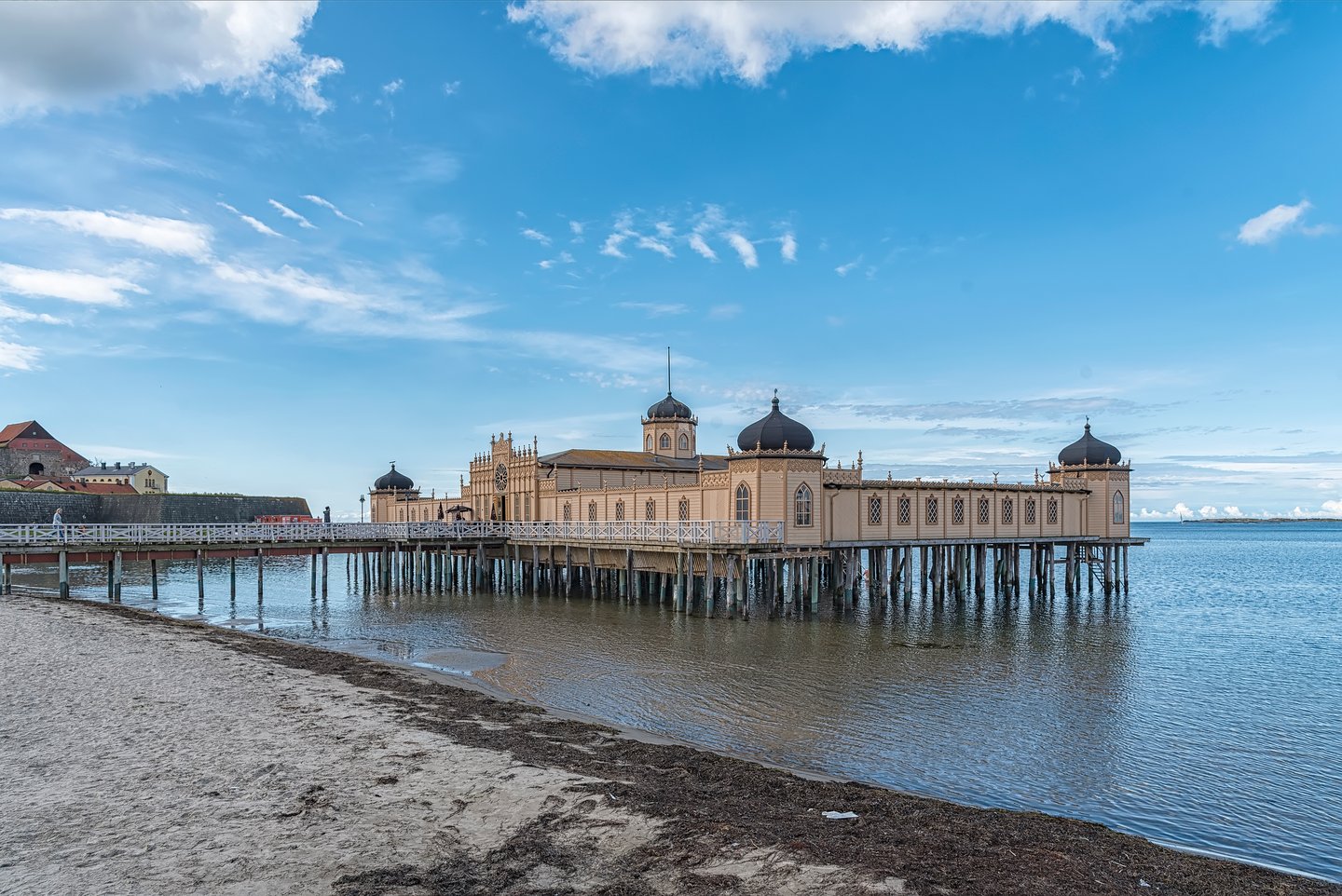 The elegant Kallbadhuset in Varberg, Sweden