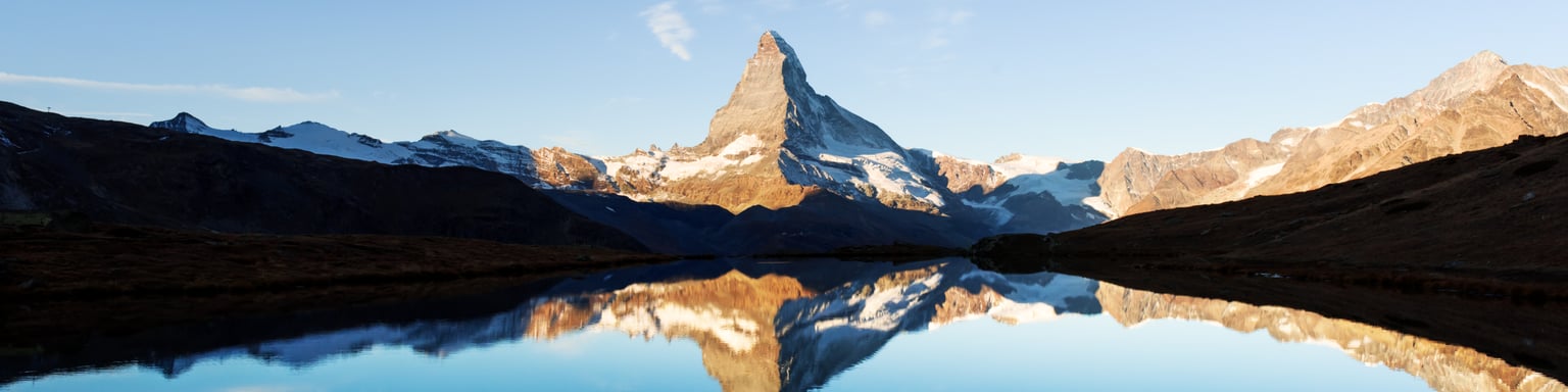 Matterhorn reflections in Stellisee Lake