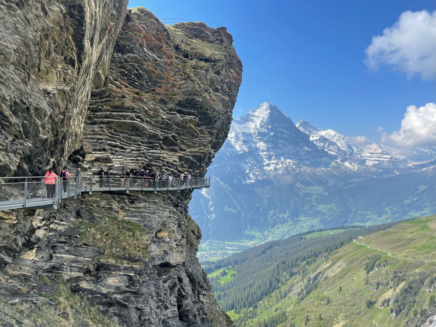 The Cliff Walk at Grindelwald First in Switzerland