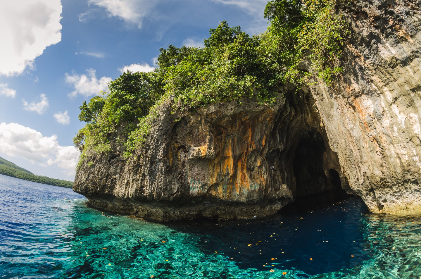 A sea cave in Tonga