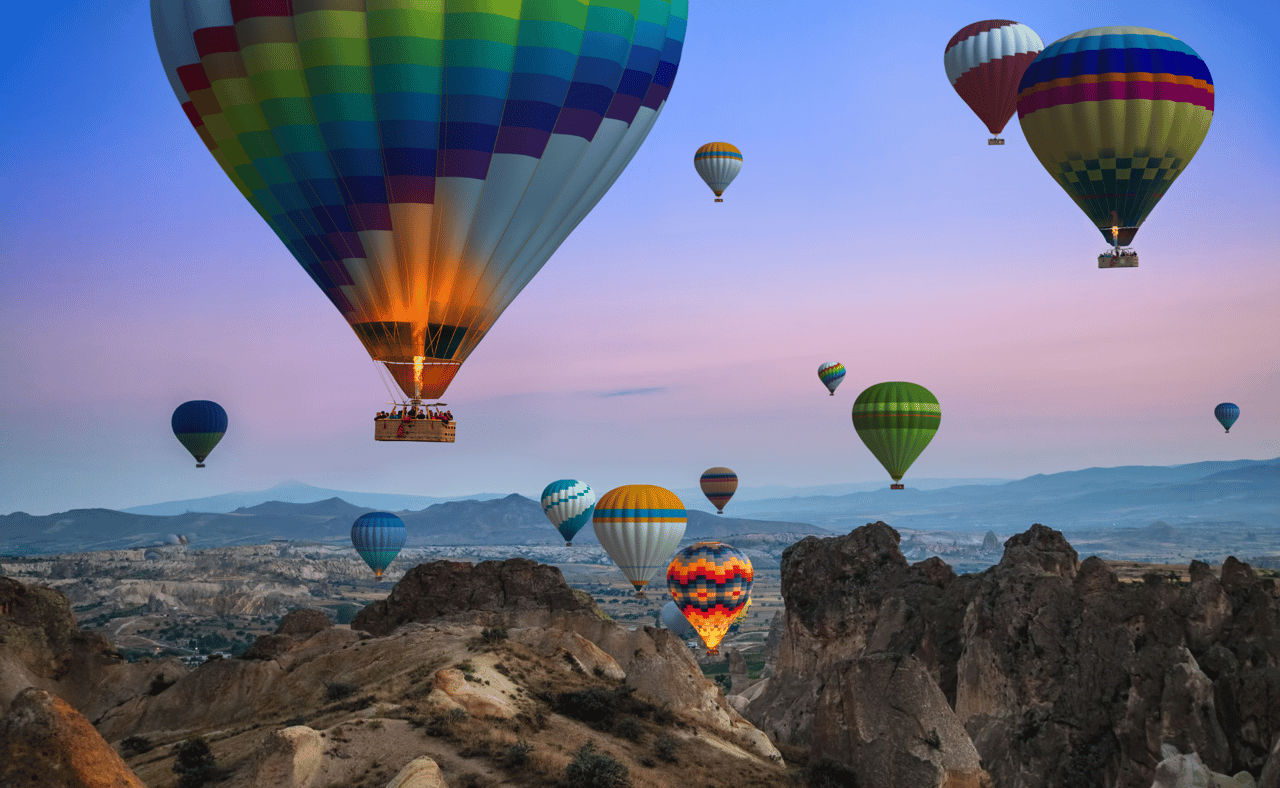 Balloons over Cappadocia