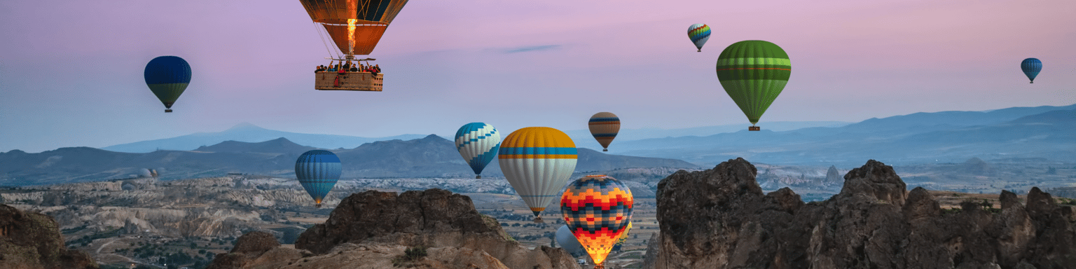 Balloons over Cappadocia