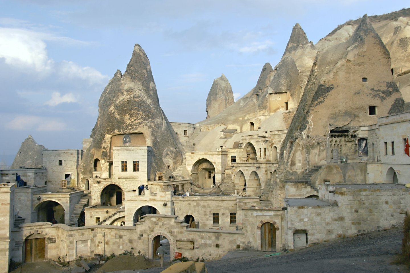 Cave buildings in Cappadocia, Turkey