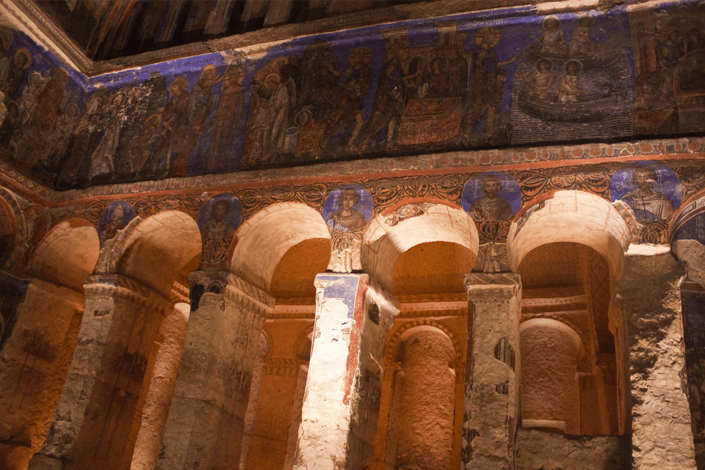 Cave church in Cappadocia, Turkey