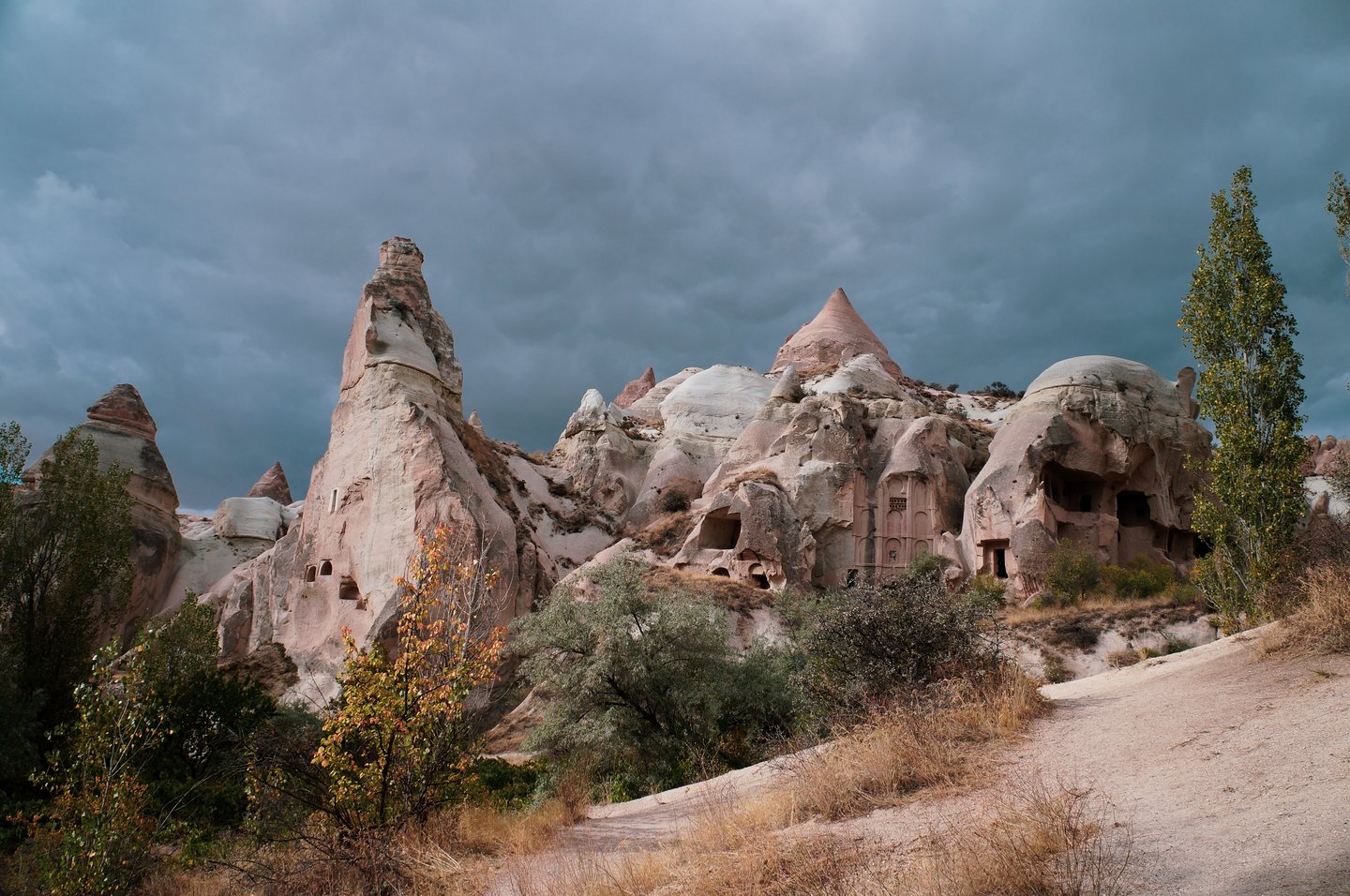 Fairy chimneys in Cappadocia