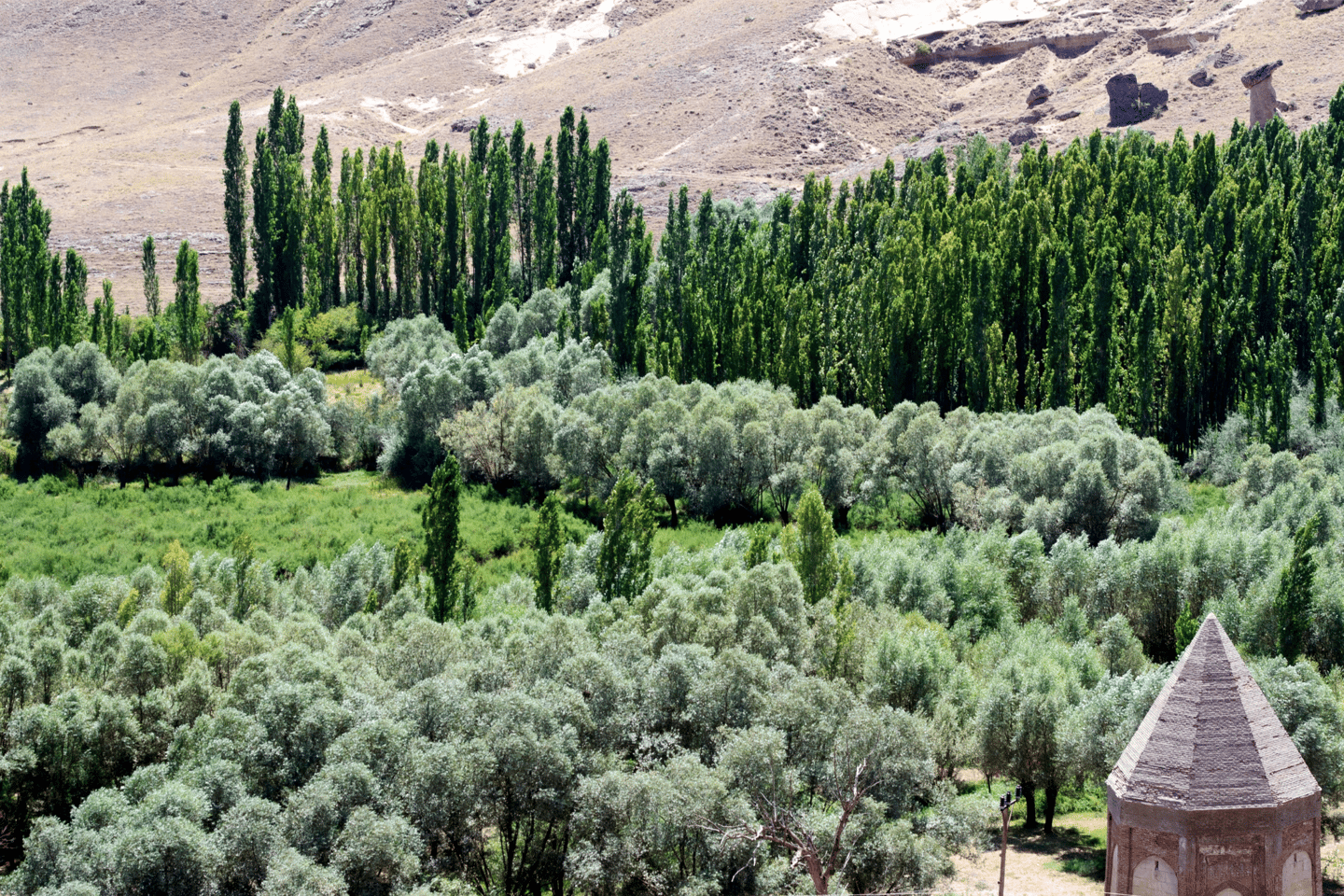 View of Ilhara Valley in Cappadocia