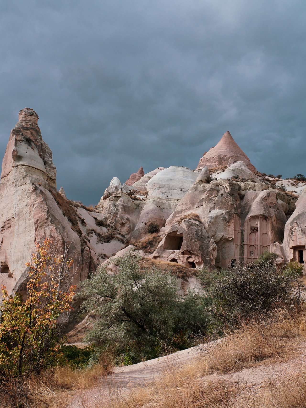 Moody skies in Cappadocia, Turkey