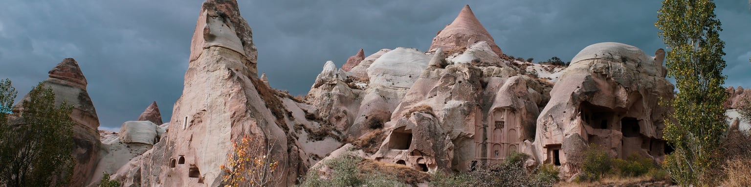 Moody skies in Cappadocia, Turkey
