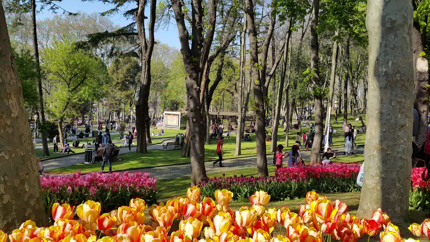 Gülhane Park in Sirkeci 