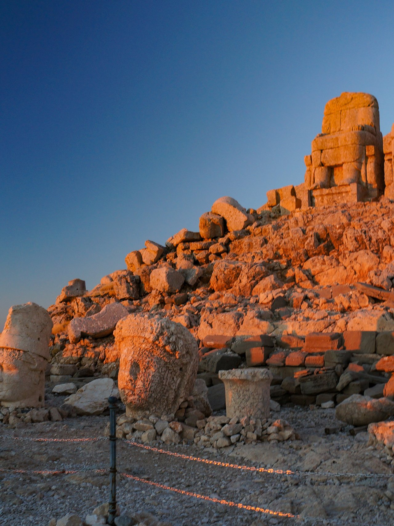 Mount Nemrut at sunrise