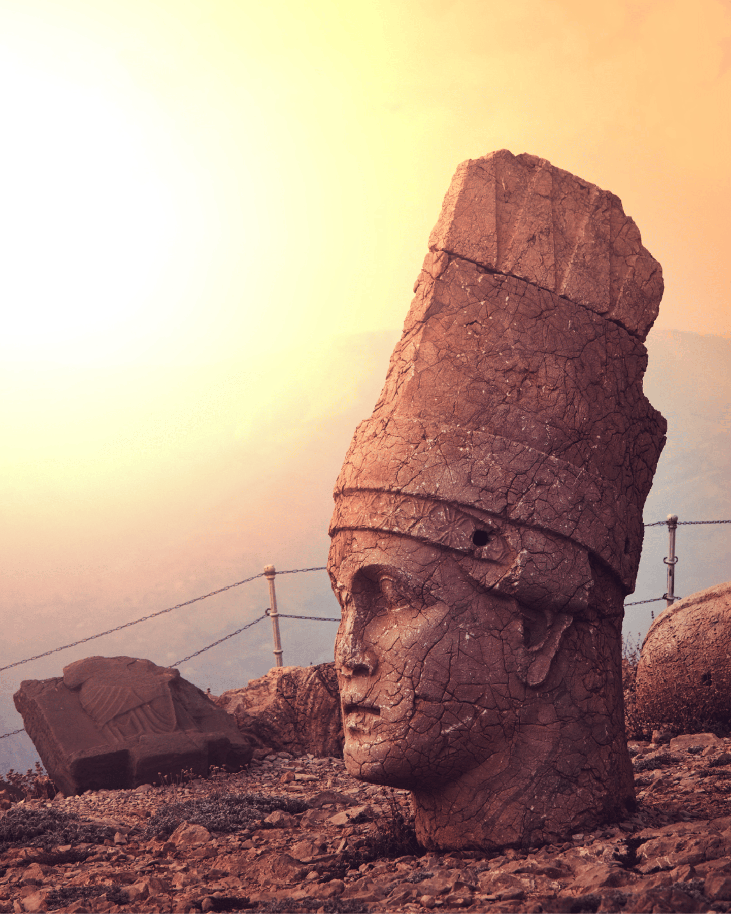 Head of a statue on Nemrut
