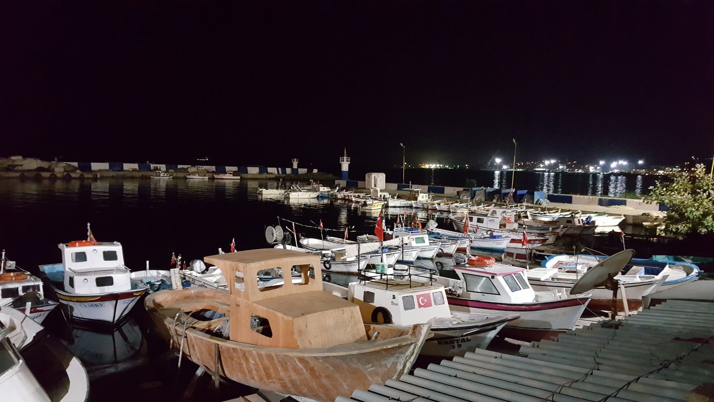 Fishing boats in Tekirdag, Turkey