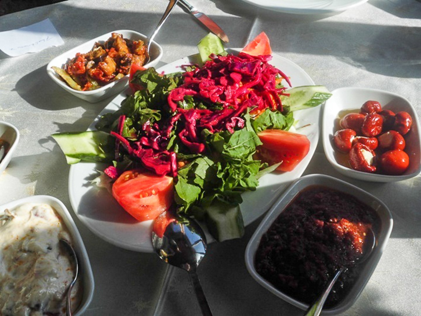 A delicious breakfast in Thrace, Turkey.