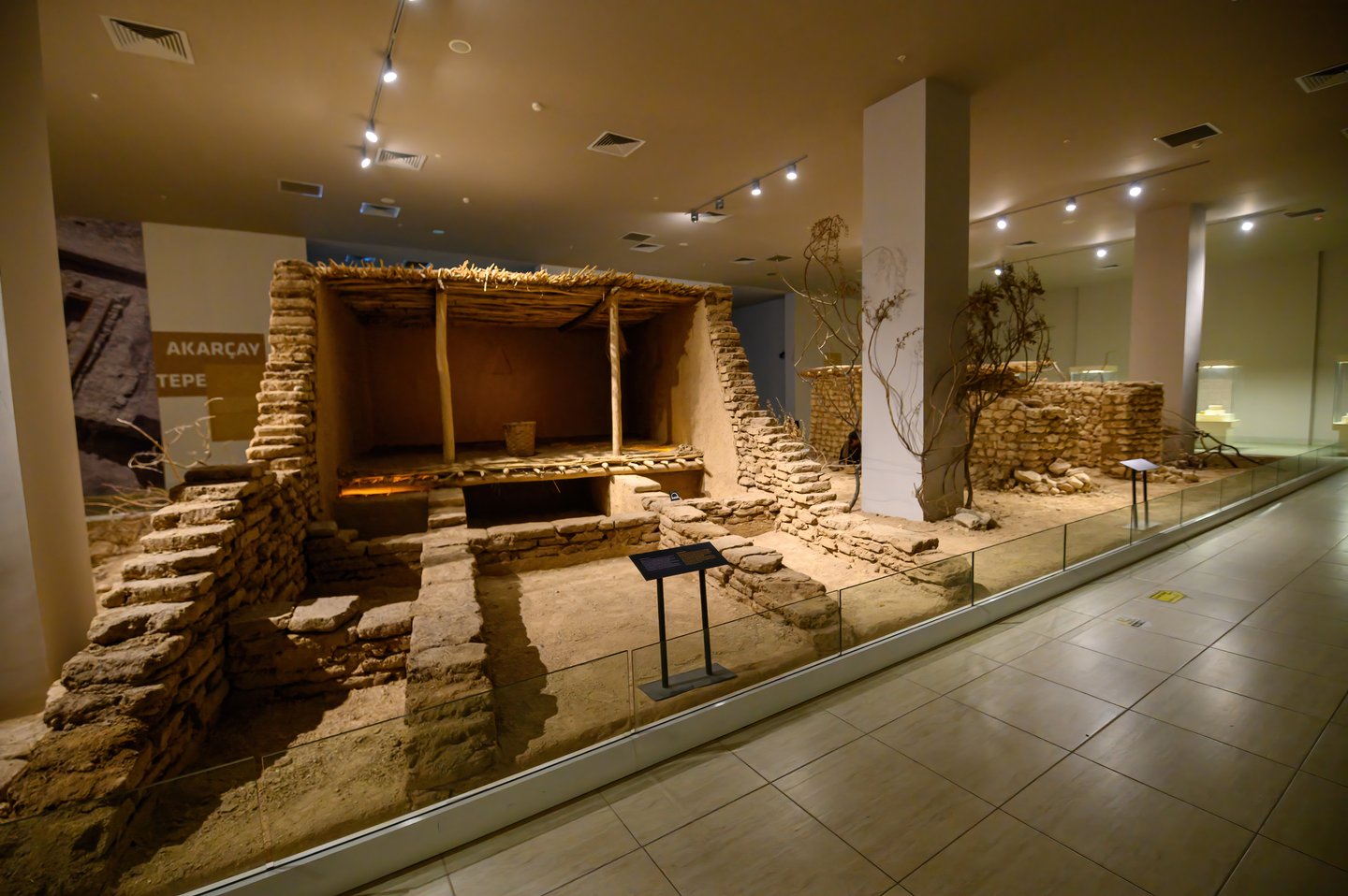  Interior and artefacts of the archaeological museum in Sanliurfa
