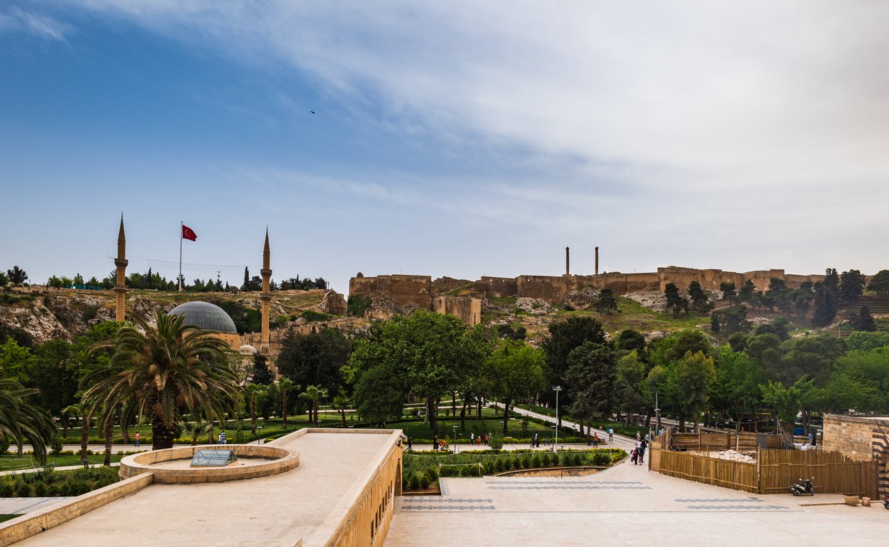 View of Urfa from the old town