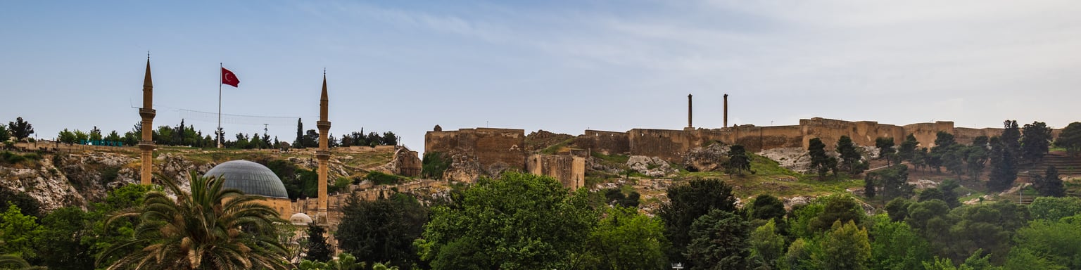 View of Urfa from the old town
