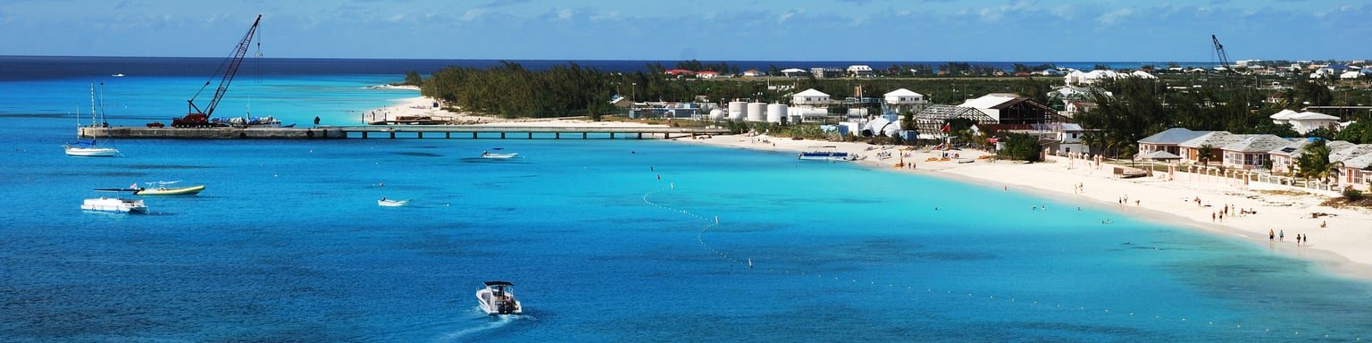Cockburn Town and beach in Turks and Caicos