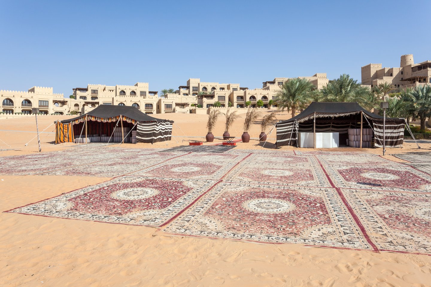 A desert resort in the Empty Quarter Abu Dhabi
