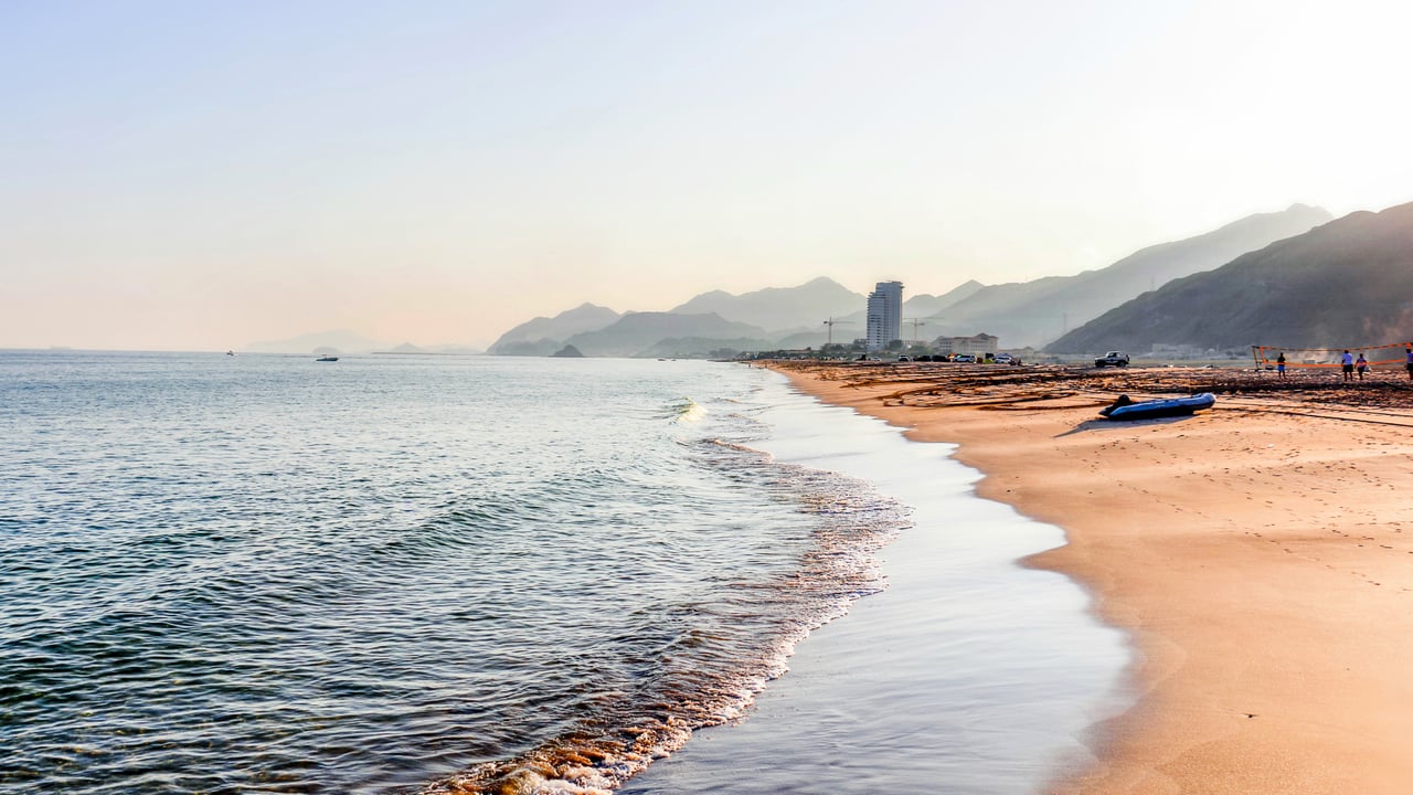 Fujairah Beach in the United Arab Emirates